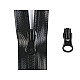 Wasserdichter Spiralreißverschluss Cursor, 7 mm (Pack 5 Stück) - Schwarz