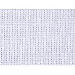 Zählstoff Kreuzstich Stoff Breite 140 cm 80 Maschen, weiß