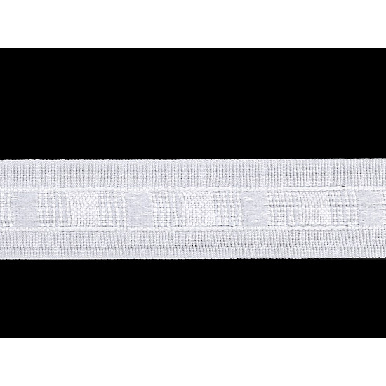 Weiße Bleistiftentklee, 25 mm breit (50 m Rolle) - Weiß