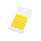 Gekreuzte Häkelspitze, 12 mm breit (3 M-Karte) - gelb
