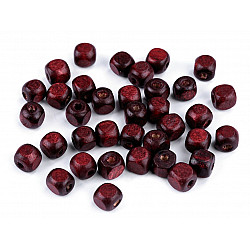Kubische Perlen, 8x8 mm (20 g Packung) - Rosiatic Brown