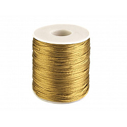 Satin Satin, Ø1 mm (Rolle ca. 80 - 100 m) - Gold