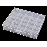 Box für Spulen / Spulen - transparent