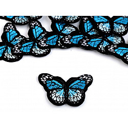 Thermische Anwendung, kleiner Schmetterling (Pack 10 Stück) - Bleu Turquoise