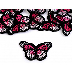 Thermische Anwendung, kleiner Schmetterling (Pack 10 Stück) - rosa Himbeere