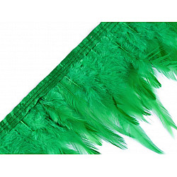 Band von Hahn Pene zu Meter, Breite 12 cm - Irisches Grün