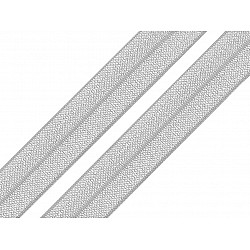 Neigung elastisch, Breite 16 mm (Pack 5 m) - Grau