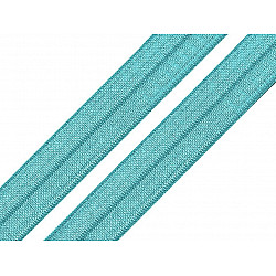 Faltgummi Breite 16 mm - Blaues Türkis