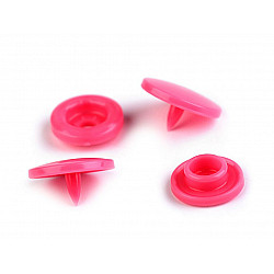 Durchmesser des Kunststoffklammerns 12 mm (Pack 50 Sätze) - Rosa