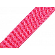 Gurtband aus Polypropylen Breite 25 mm, rosa