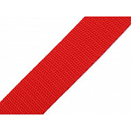 Gurtband aus Polypropylen Breite 25 mm, rot