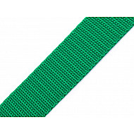 Gurtband aus Polypropylen Breite 25 mm, Smaragdgrün