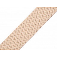 Gurtband aus Polypropylen Breite 25 mm, hellbeige
