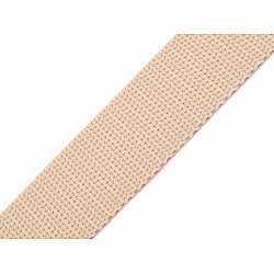 Gurtband aus Polypropylen Breite 25 mm, hellbeige