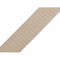 Gurtband aus Polypropylen Breite 25 mm, beige