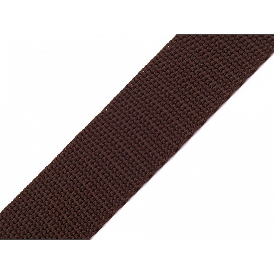 Polypropylenriemen, 25 mm breit (5 m Packung) - dunkelbraun