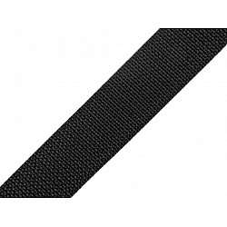 Gurtband aus Polypropylen Breite 25 mm, schwarz