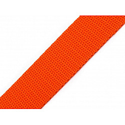Gurtband aus Polypropylen Breite 25 mm, orange