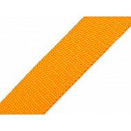 Polypropylenriemen, 25 mm breit (5 m Packung) - orange-gelb