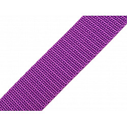 Gurtband aus Polypropylen Breite 25 mm, lila