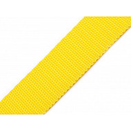 Gurtband aus Polypropylen Breite 25 mm, gelb