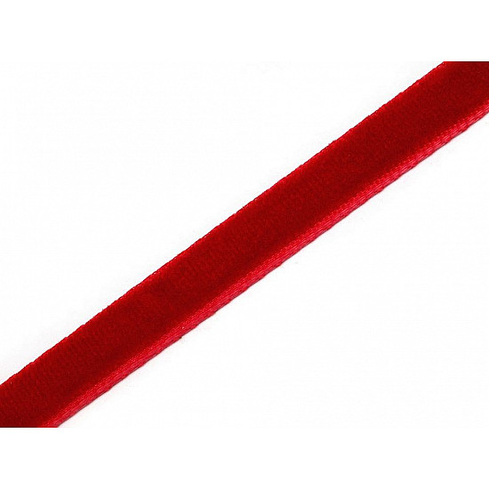 Velvet-Band, Breite 6 mm, rot