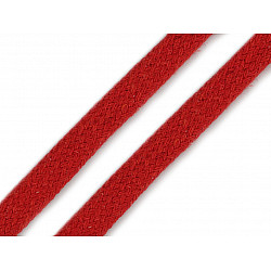 Schnur flach hohl Breite 10 mm (karte 10 m) - rot