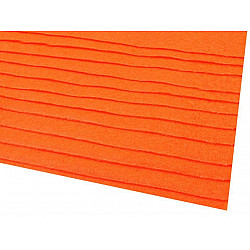 Blätter Filz, 20x30 cm, 166 g / m², 2 Stück - reflektierende Orange
