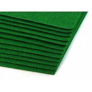 Blätter Filz, 20x30 cm, 300 g / m², 2 Stück - grün