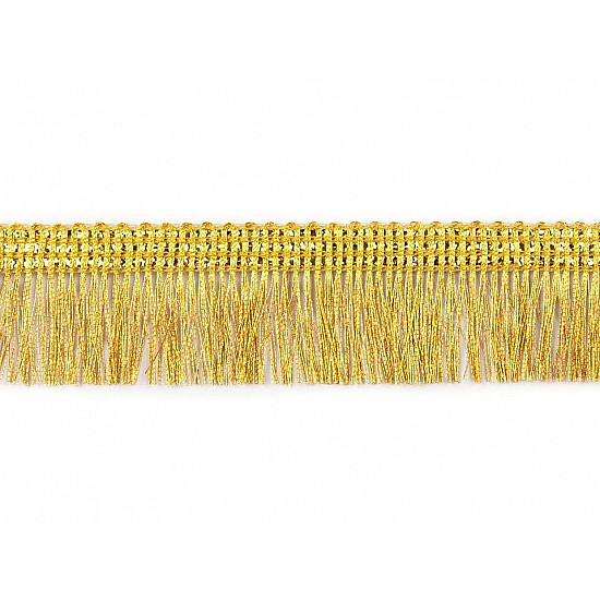 Lurex-Fransen, 30 mm breit (18 M Pack) - Offenes Gold