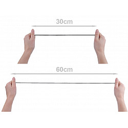 Runde elastisch, Ø3 mm (50 m rolle) - braun