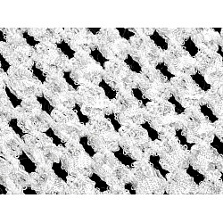 Elastisches Band häkeln Tutu zu Meter, Breite 24-25 cm - Weiß