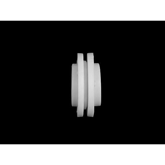 Magnetknopf Ø23 mm, weiß, 2 Set