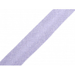 Schrägband Baumwolle Breite 14 mm gefalzt (karte 25 m) - Lavendel