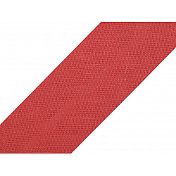 Schrägband Baumwolle Breite 20 mm gefalzt (karte 25 m) - rot