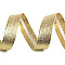 Schrägband Breite 20 mm mit Lurex gefalzt (Meterware) - Gold hell