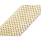 Elastisches Band gehäkelt Tutu zu Meter, Breite 7 cm - gelbe Vanille
