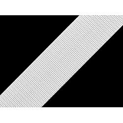 Gurtband aus Polypropylen Breite 30 mm, weiß, 5 m