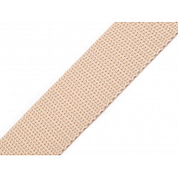 Gurtband aus Polypropylen Breite 30 mm, hellbeige, 5 m