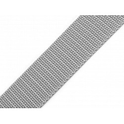 Gurtband aus Polypropylen Breite 30 mm, taubengrau, 5 m