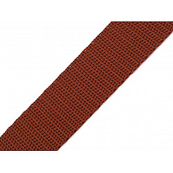 Gurtband aus Polypropylen Breite 30 mm, braun, 5 m