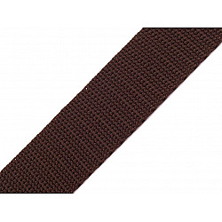 Gurtband aus Polypropylen Breite 30 mm, dunkelbraun, 5 m