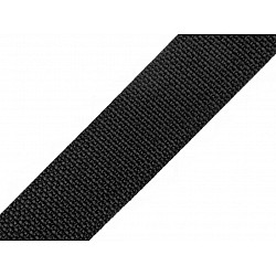 Gurtband aus Polypropylen Breite 30 mm, schwarz, 5 m