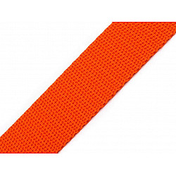 Gurtband aus Polypropylen Breite 30 mm, orange, 5 m