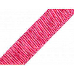 Gurtband aus Polypropylen Breite 30 mm, rosa, 5 m
