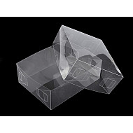 Transparente Kunststoffbox mit Deckel (Packung 10 Stück)