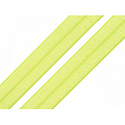 Elastische Vorspannung, 20 mm breit (25 m Karte) - grüne gelbe String - Neon