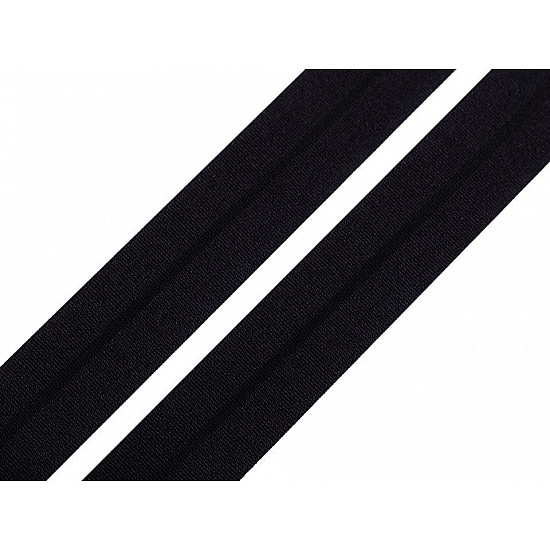 Elastische Vorspannmatte, 20 mm breit (20 m Karte) - Schwarz