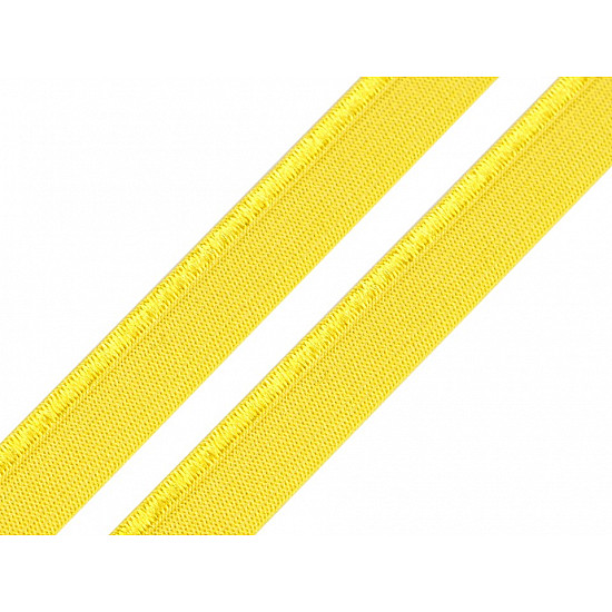 Elastisch mit Passe, Breite 11 mm (25 M Card) - Gelb