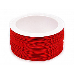Runde elastisch, Ø1,2 mm (Rolle 50 m) - rot
